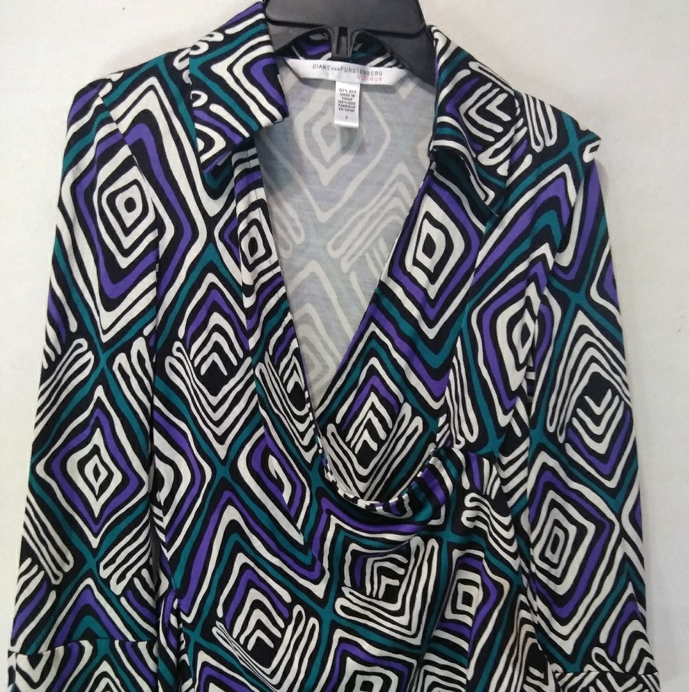 Diane von Furstenburg wrap shirt